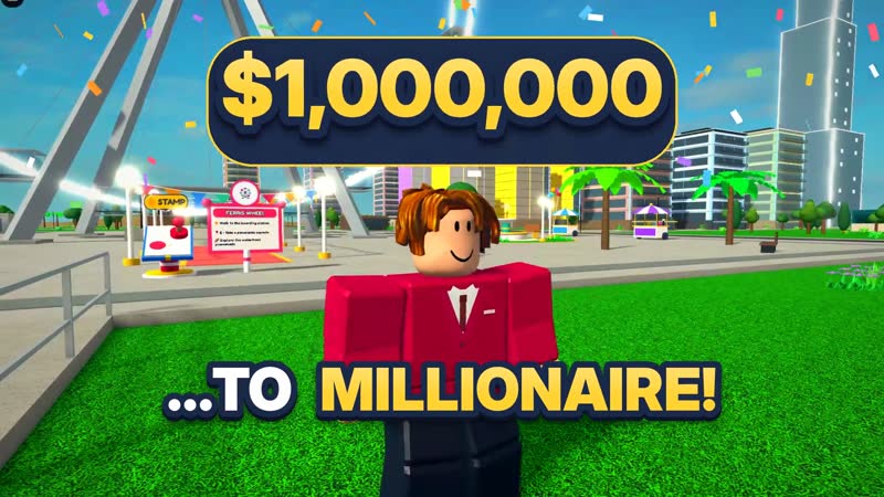 A happy player reaching one million